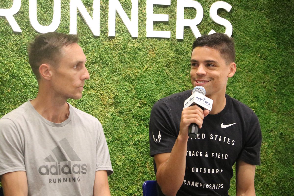 New York Road Runners (@nyrr) on Twitter photo “Naps are mandatory.... they’re a part of the job. If I don’t get my nap, I’m grumpy” - <a href="/MattCentrowitz/">Matthew Centrowitz</a> sharing a little insider info on being a professional runner.
#RUNNERCON
#NB5thAveMile
#NYRRRunCenter “Naps are mandatory.... they’re a part of the job. If I don’t get my nap, I’m grumpy” - <a href="/MattCentrowitz/">Matthew Centrowitz</a> sharing a little insider info on being a professional runner.
#RUNNERCON
#NB5thAveMile
#NYRRRunCenter
