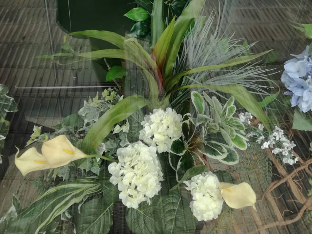 FlorsSantacreu's tweet photo. Decoració de l'aparador d'@ATFConsultors amb flor artificial. #aparador #florartificial https://t.co/a1inLF0pNI