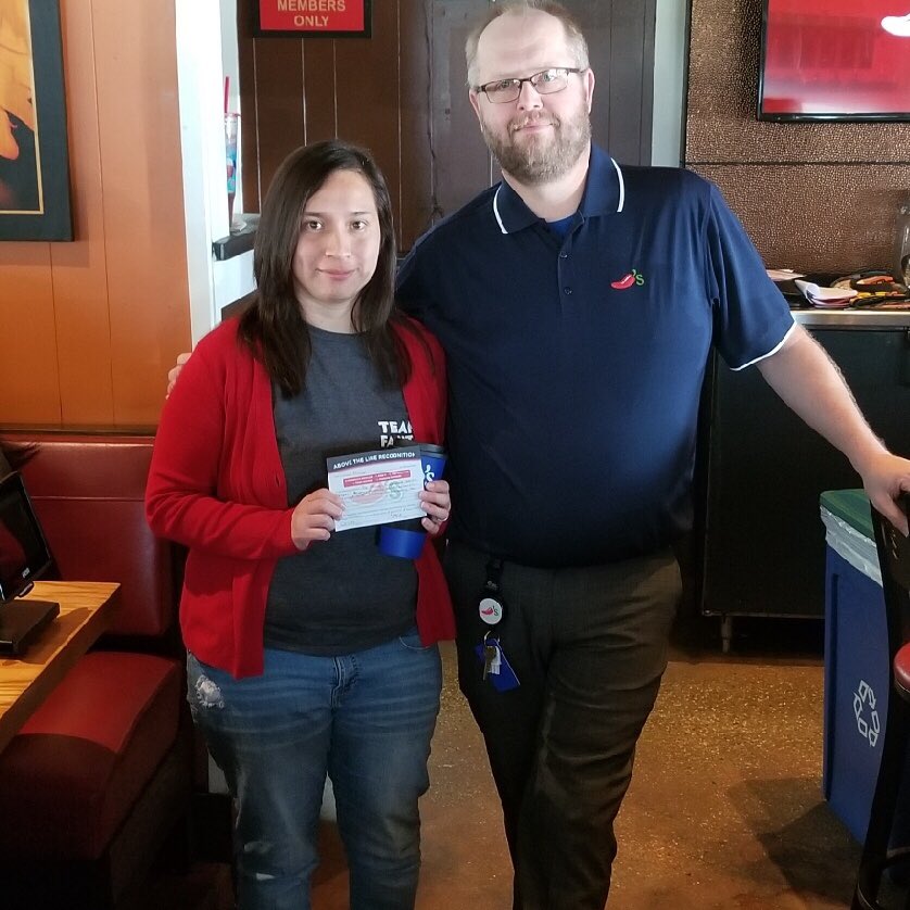 stheriot94's tweet photo. #TheGuestCounts #ChilisLove #ATMM #ChilisNewIberia #BetterInTheBerry https://t.co/C4Qgl8Zn9c
