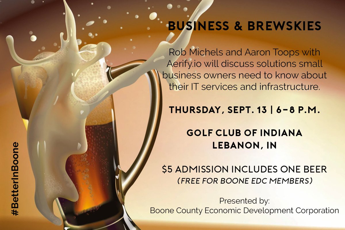 BetterInBoone's tweet photo. Are you a #smallbiz owner who thinks you are too small to have an IT department? Come discuss questions, pain points, and other IT services and infrastructure solutions you need to know about. Register here: https://t.co/aIAuNecP21 #BetterInBoone https://t.co/cH6PnSszIk