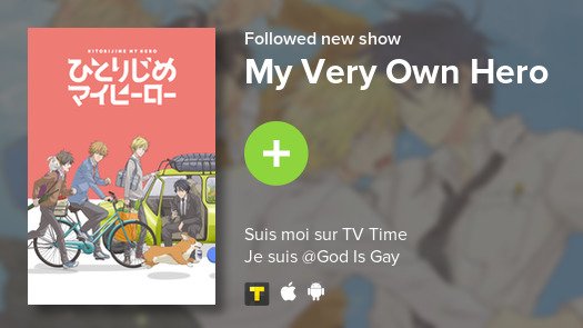 GodIsGayxKurt's tweet photo. Je viens d'ajouter My Very Own Hero à ma bibliothèque ! #tvtime https://t.co/KXUKYKKS0S https://t.co/ajaLOAfTQ0