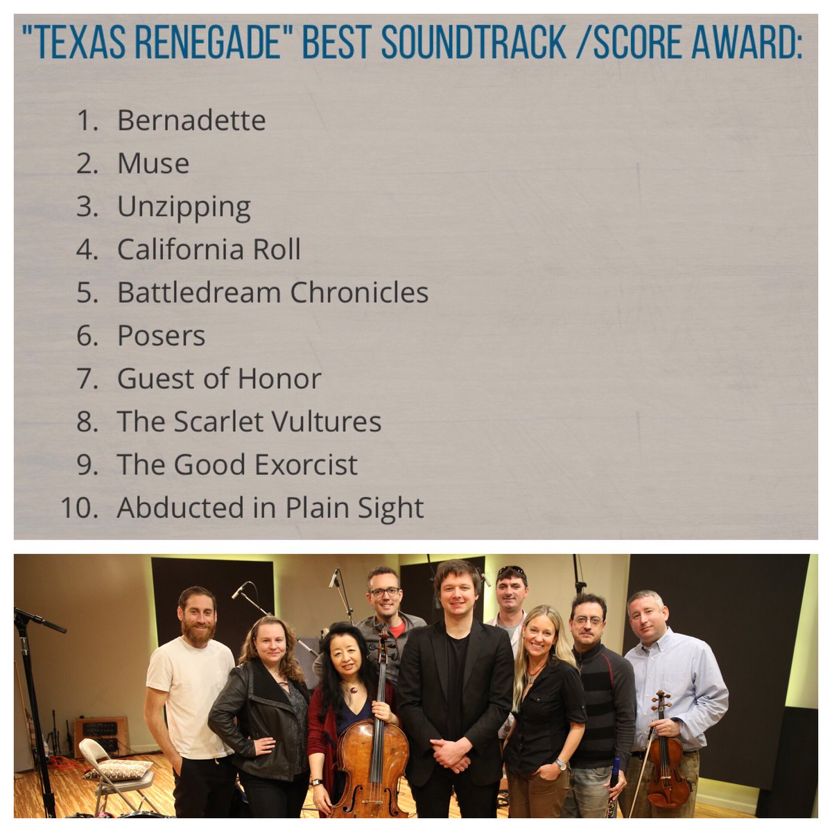 Guest of Honor was nominated for BEST SCORE <a href="/ARevolutionFF/">Austin Revolution FF</a> Can’t wait to share this beautiful music created by the talented <a href="/composerschmidt/">Steffen Schmidt</a> ! 🎼🎻🎹     

BTS film by Jax Stafford is coming soon!!

#guestofhonormovie #filmscore #composer #filmmusic #indiefilm #jumprockpictures