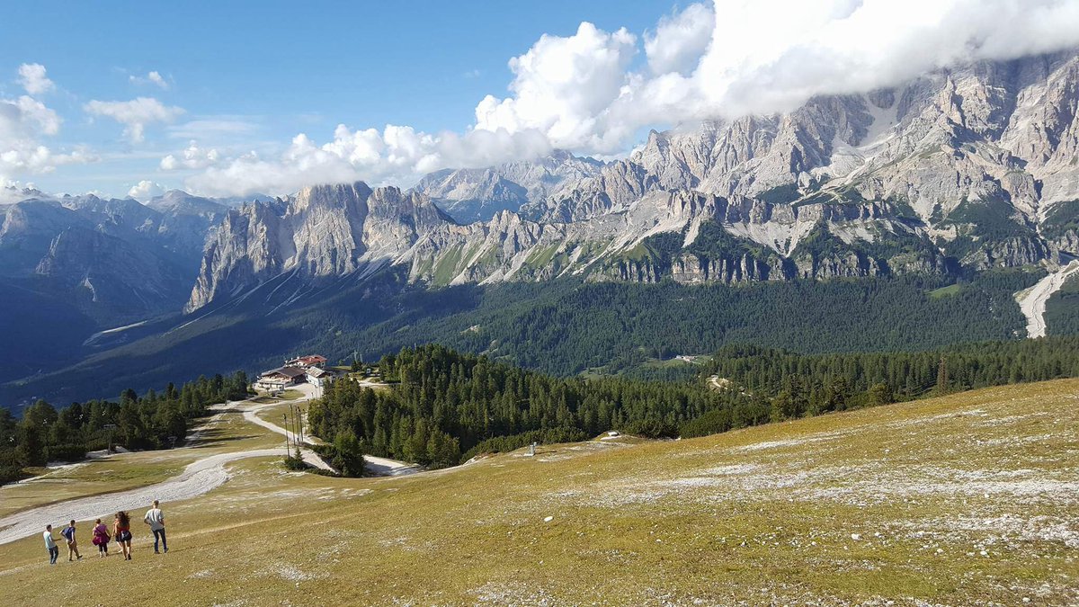 Today I climbed a mountain! CortinaItaly