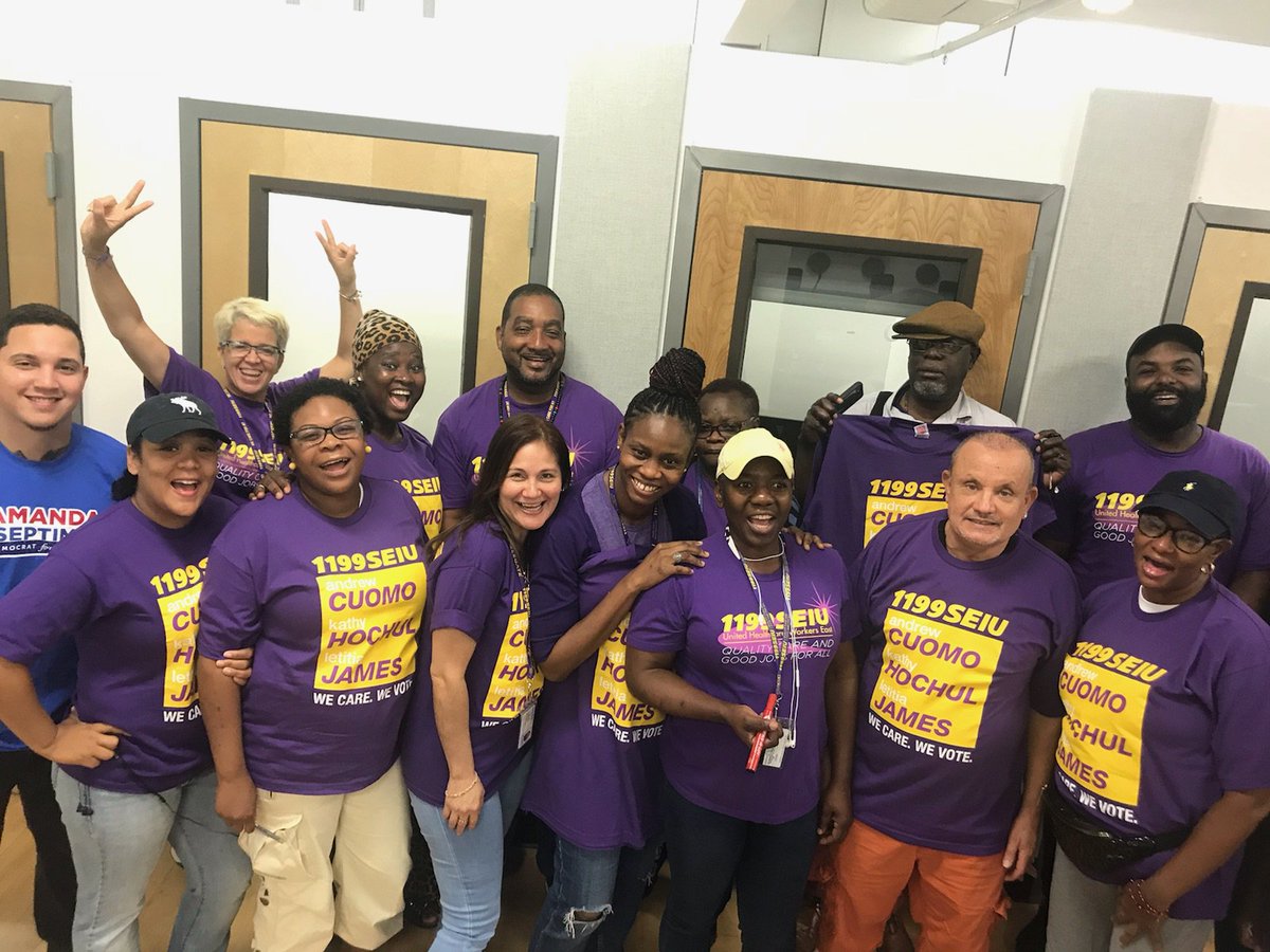 mbradybronx's tweet photo. Great morning with volunteers from @1199SEIU out in the 84th District working to bring a voice and energy to the NYS Assembly by voting @AmandaSeptimo on September 13th. https://t.co/FC3zWqsxNX