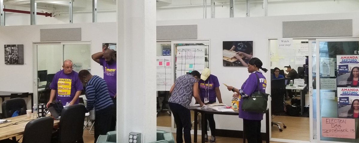 mbradybronx's tweet photo. Great morning with volunteers from @1199SEIU out in the 84th District working to bring a voice and energy to the NYS Assembly by voting @AmandaSeptimo on September 13th. https://t.co/FC3zWqsxNX