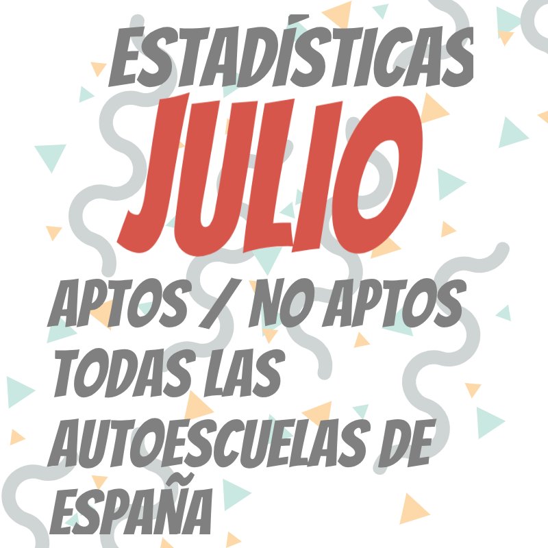 AptosAuto's tweet photo. Publicadas las estadísticas de aptos/no aptos de todas las autoescuelas JULIO de 2018 https://t.co/XrZrwUBT0Y https://t.co/moKAso5IQu