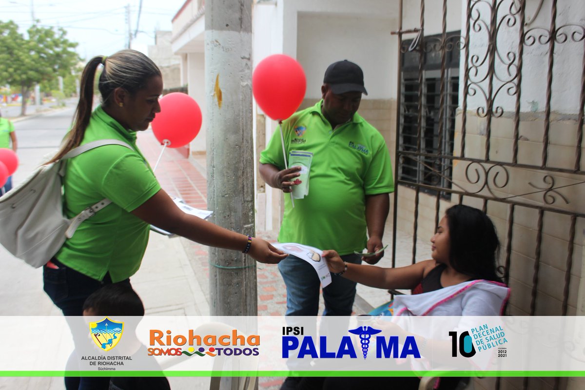 ipsipalaimapic's tweet photo. El PIC a través de su ente operador IPSI Palamia estuvo realizando una movilización en la comuna 1 del Distrito denominada "Enlazate a la vida, todos cuentan" en la prevención de la transmisión materno - infantil del VIH. https://t.co/HceNBtspVt