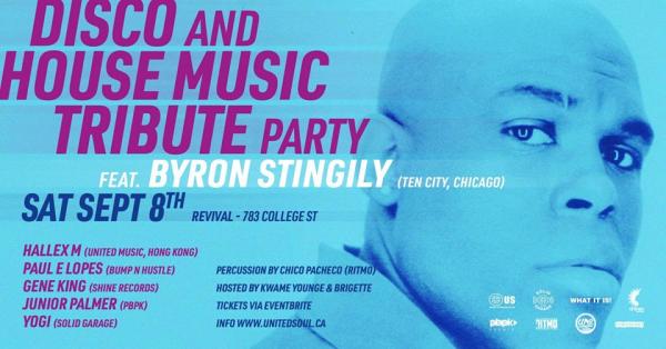 fusicology's tweet photo. Tonight Toronto Disco & House Music Tribute Party with Byron Stingily + Hallex M, Yogi & Junior Palmer @RevivalBarTO https://t.co/9KLMkdjQ4z #ByronStingly #HallexM #DJYogi #JuniorPalmer @hallexm https://t.co/ZSnQycpFEp