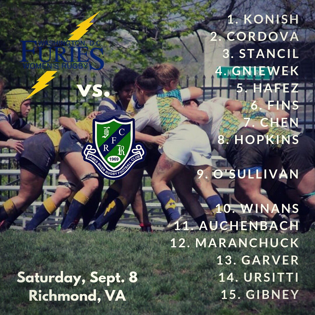DCFuries's tweet photo. Today’s lineups! 🙌🙌🙌 #PTBAF https://t.co/DjVhVY4THk
