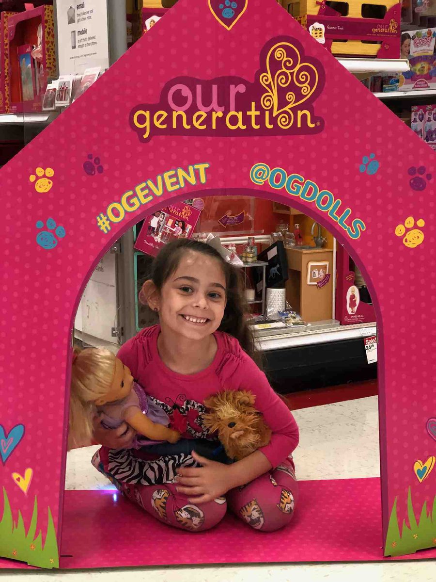 JMattingly_88's tweet photo. How cute is it to be Our Generation (OG)!!! #OGEvent #OGDolls #TargetFun #puppies #T1280 @awibbs09 https://t.co/gPDAiszTRn