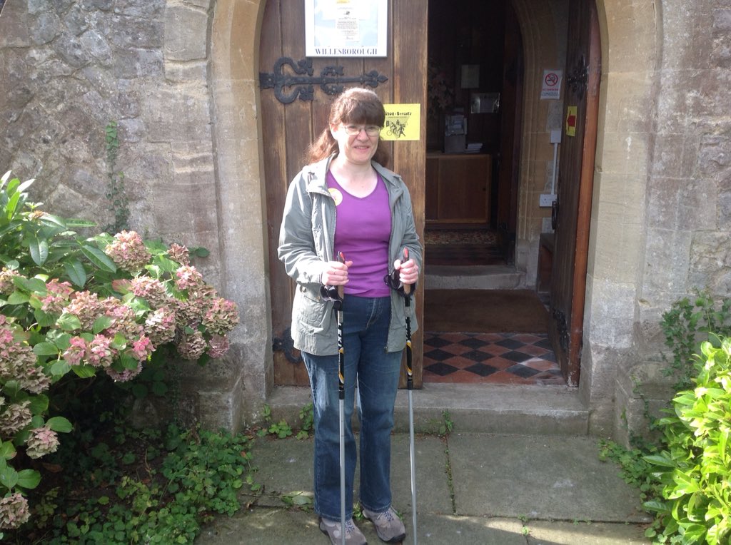 h_m17's tweet photo. The day of #nordicwalking for #RideandStride for #FriendsofKentChurches has begun!
Outside church no 1, followed by no 2 &amp; 3 @RideStrideUK @kc_ride @NordicWalkingL https://t.co/hGP9eHtIv8