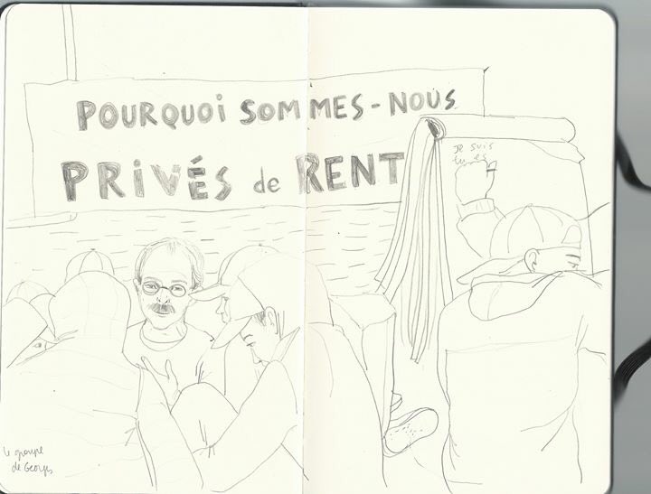 SCOL_MNA's tweet photo. #REPORTAGE DESSINÉ 
Regards sur le vif de Carole Chaix et Judith Gueyfier de l’Association Encrages ❤️

#LaissezNousEtudier #art #education #action #paris #RentreeScolaire2018 #educationsansfrontieres 
@resf19 @paris_dexil #Timmy https://t.co/rIeAkziCX1