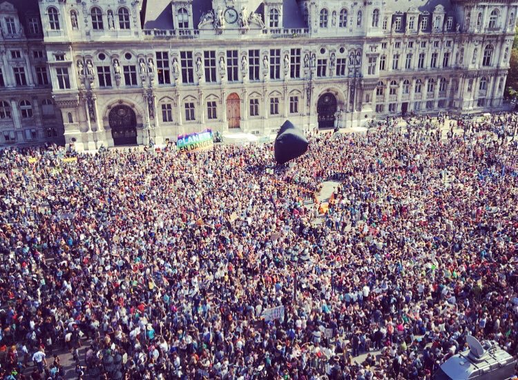 Hoping 🇨🇦 politicians who think they can get away with saying they care about climate change while doing nothing about it are watching the world #RiseForClimate today. Canadians are next and we won’t stop until we get the action the world needs from us.