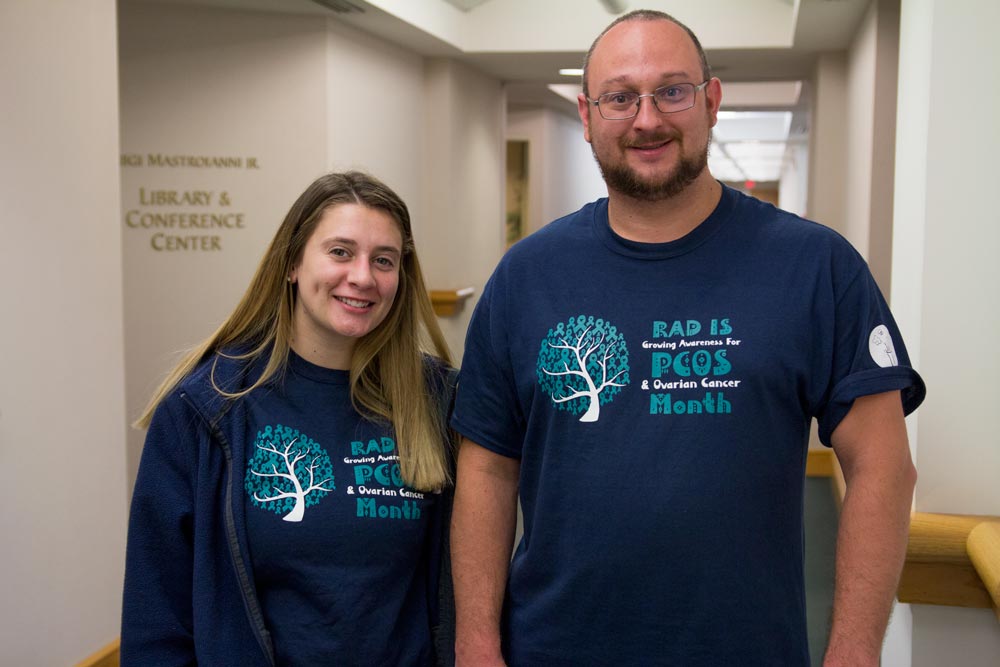 RADFertility's tweet photo. Team RAD wears teal to grow awareness! 🌳Help us plant the seeds of knowledge to educate the public and conquer #PCOS and ovarian cancer by sharing personal stories. Stay tuned as we talk teal throughout the month of September! #PCOSAwarenessMonth #OvarianCancerAwarenessMonth https://t.co/VLcZjXNRSP