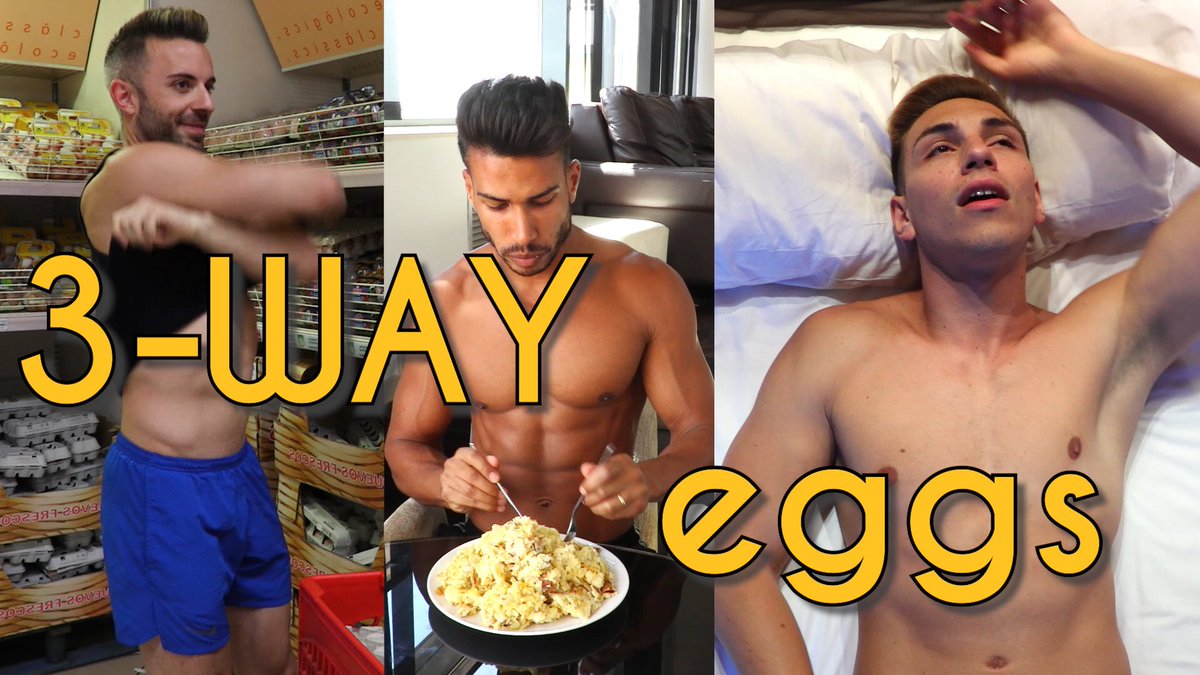 FreshLifeOn's tweet photo. Do you like 3-ways?... Well, here are 3-ways to make DELICIOUS scrambled eggs! 🍳🥚 (You won’t be disappointed 😉)
WATCH HERE: https://t.co/FN9YAf9qQg

#Gay #3way #3ways #LGBTQ #GayTravel #GayCooking #FreshLife #FreshLifeOn #Fitness #Protein #CleanEating #Health https://t.co/4Tntc8I6Hh