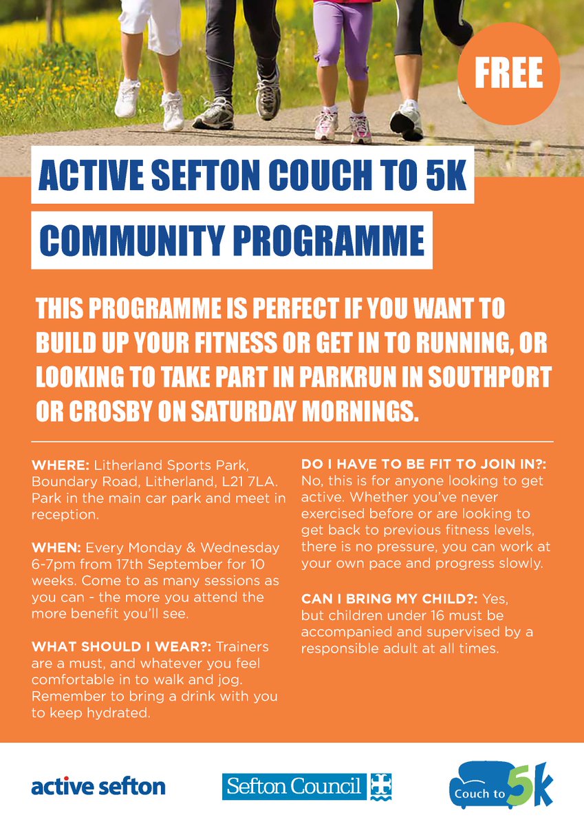 Active Sefton On Twitter Our Hugely Successful Couch To 5k