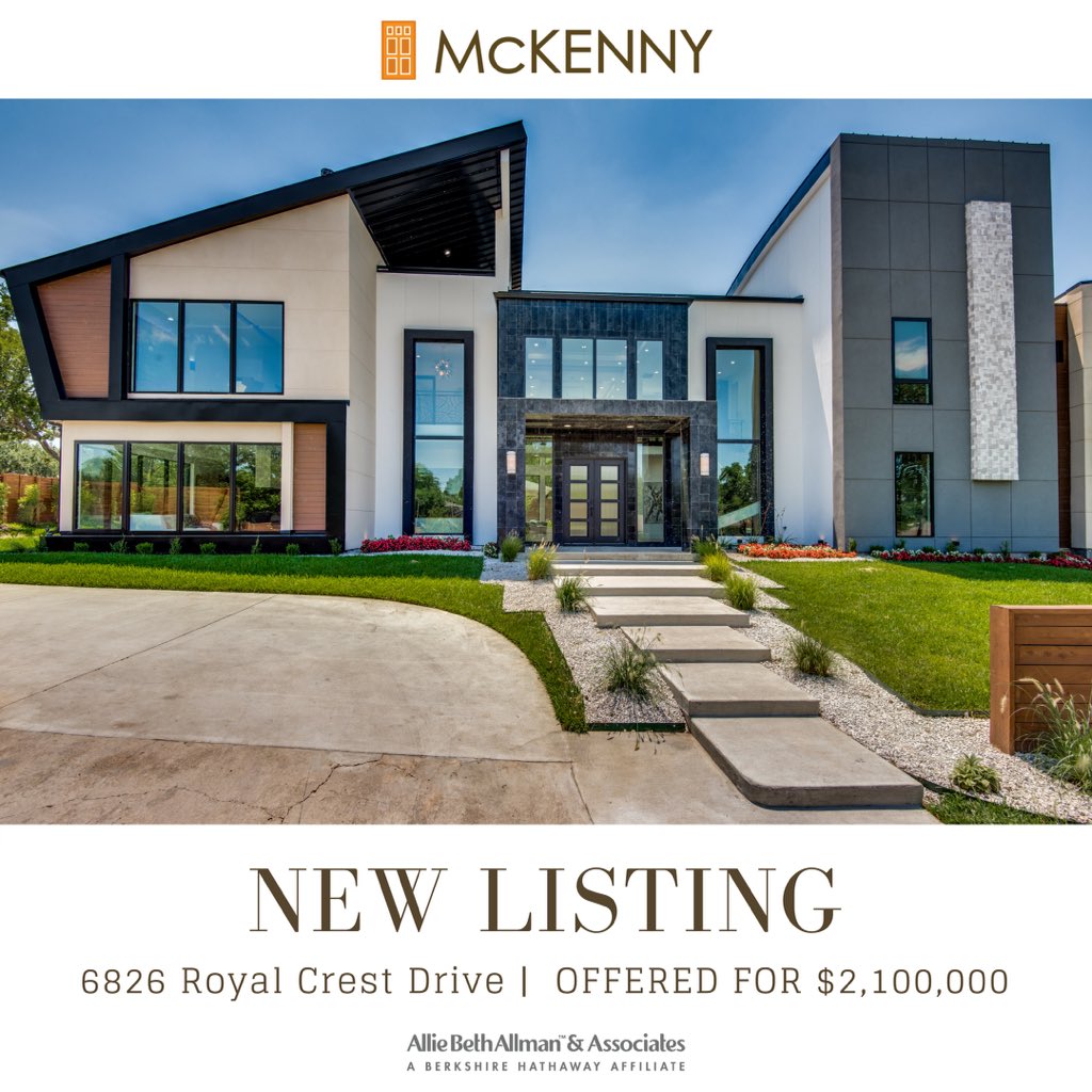 McKennyGroup's tweet photo. Stunning new construction and well built! 6826 Royal Crest Drive #sellingdallas #alliebeth #christinemckenny https://t.co/EwbNur7eE2
