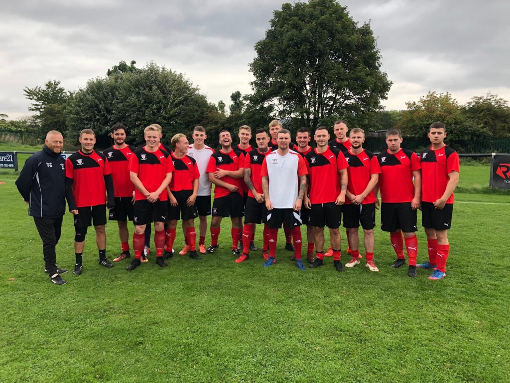 Here's our 1st team supporting the 
ifucareshare.co.uk Inside Out initiative beforr our game against champions @NewcUniFootball
Please RT to raise awareness
<a href="/nfalliance1890/">Northern Football Alliance</a>