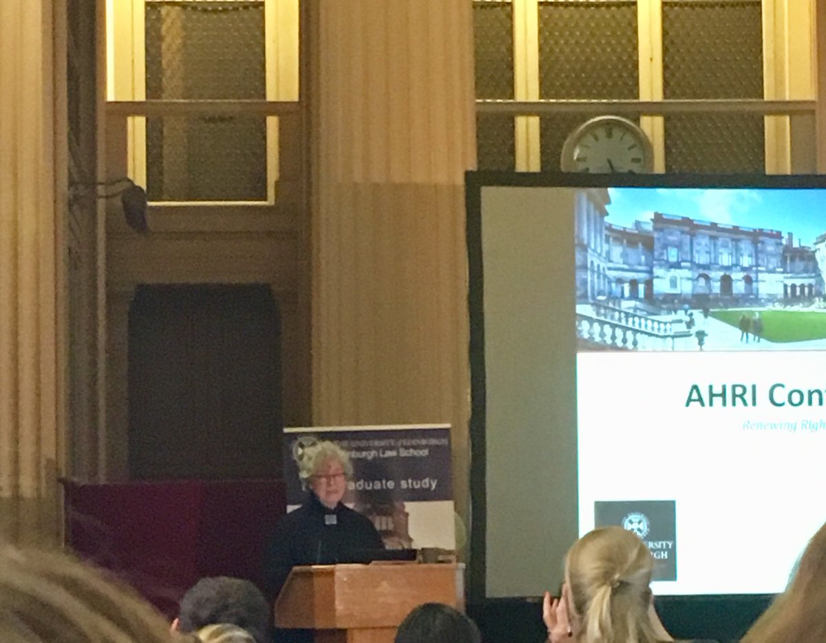 HlnCom's tweet photo. Anna (Anne) Eleanor Roosevelt closing the #AHRI2018 conference by a reminder that Human Rights are everyone’s responsibility but that ours and that of scholars is to make language clear and understandable for Human Rights to thrive @AHRI_Network https://t.co/gJbkFeEGXb