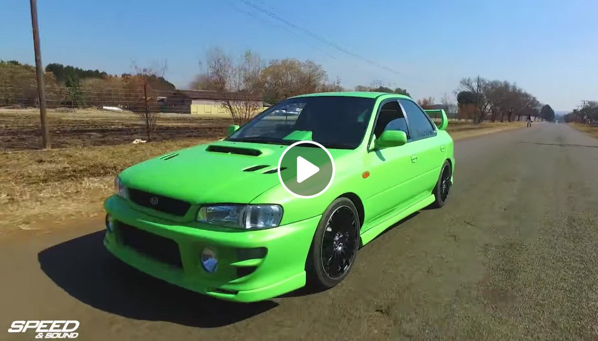 TeshimaDes's tweet photo. 南アフリカの雑誌『Speed and Sound』。
“スーパーグリーン”のGC8に13Bロータリーを積んだ動画。
https://t.co/yFW0nUaNEl
.
#speedandsound, #GC8, #13b https://t.co/ro49lBibxd