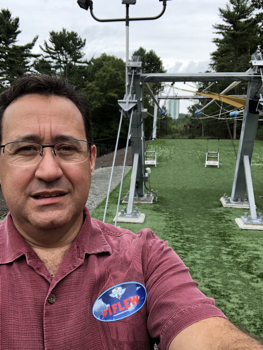 KevinKaeding's tweet photo. #IFLEW  Zip line at Foxwoods.. https://t.co/9CMSOlx2zP