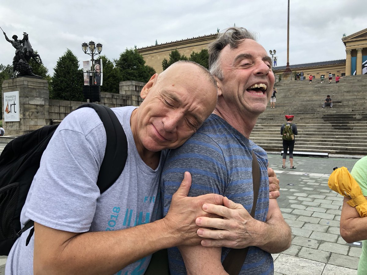 edunkel's tweet photo. We’re ready to dance! @FringeArts @sylvainemard #lesupergrandcontinental #lsgc2018 https://t.co/6Adh0iu1ZL