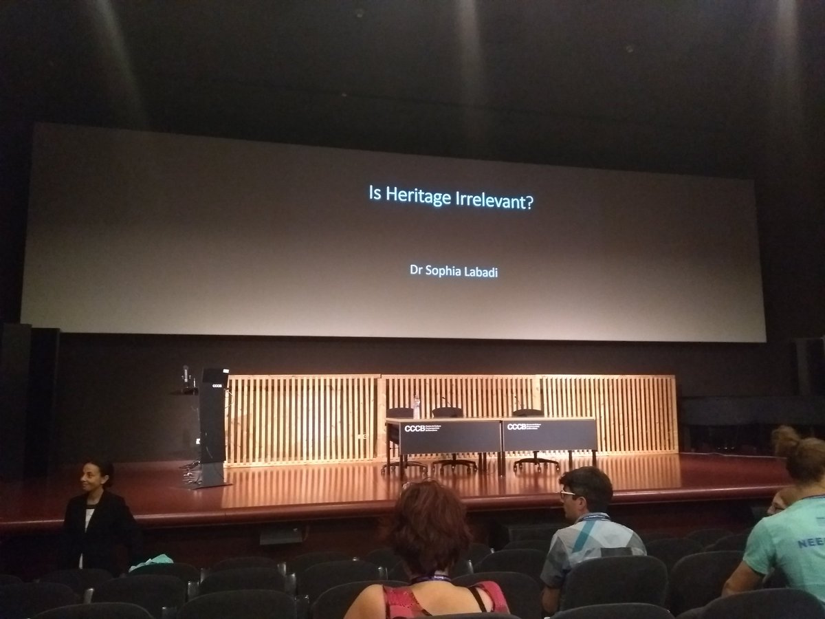 ArqueoRestauro's tweet photo. Acabem els intensos dies de Congrés @EAA2018 amb Sophie Labadi Is heritage irrelevant? #reflectingfutures https://t.co/zsvtSjC55L