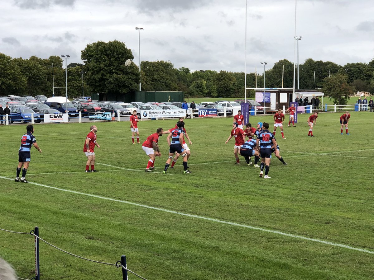 PeteGeorgeCEnv's tweet photo. @DKRugbyClub Very touched by the warm welcome at the pre-match lunch today and the minutes silence in memory of Dad. Great win for DK too. Dad would be so proud of the lads. #dkrfc #Blueandblue #heathbrook https://t.co/QN5ncLLJCz