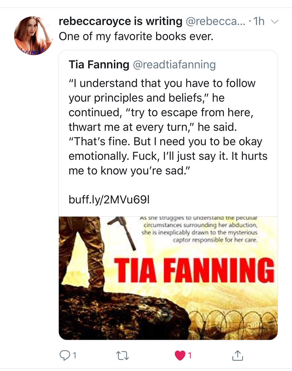 readtiafanning's tweet photo. *blush* ☺️ Do you all know the very wonderfully talented Author
👉@rebeccaroyce👈? If not, follow her on #Twitter. She is awesome. She is also on #Facebook.

https://t.co/QKkbAI1Pu6

#RebeccaRoyce #RomanceAuthor #ReverseHarem #MultiplePartner #MenagePlus #Fantasy #SciFi #Amazon https://t.co/OqbrIofI8J
