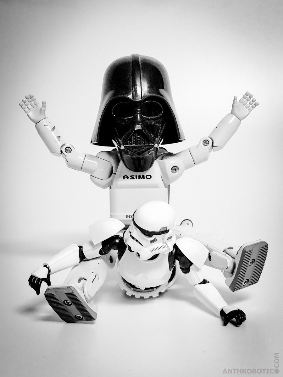 #ASIMO #STARWARS #ROBOTS #STORMTROOPERS #BULLYING #TECHNOSNARK