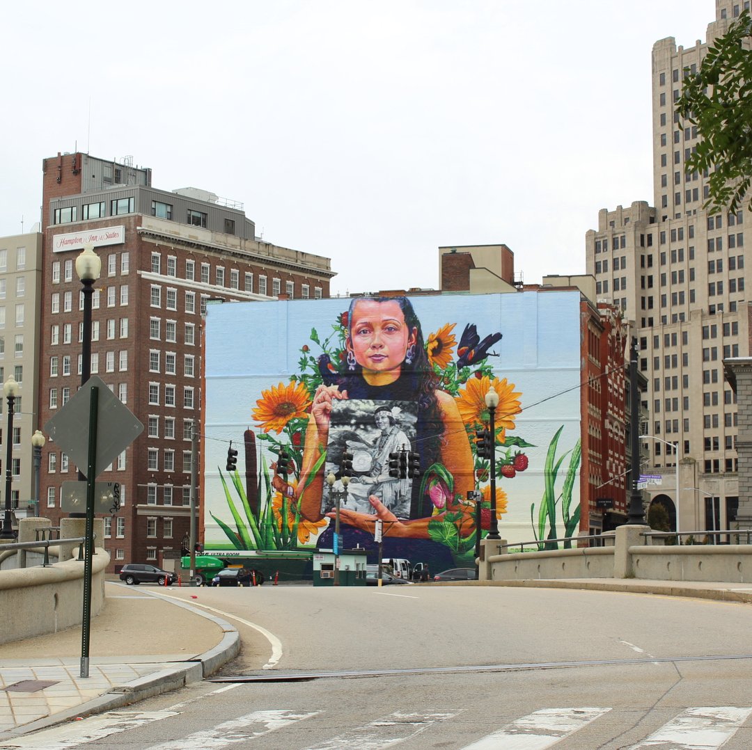 AvenuePVD's tweet photo. How's this for a new view, #PVD? 
#avenuepvd #avenueconcept #publicart #mural

@gaiastreetart @DNAPVD @provdowntown @ProvidenceACT @ProvidenceRI @KNEADDOUGHNUTS @madeleine_list @ProjoPhoto @PVDMonthly @RIMonthly @wpri12 @RIPR @the_herald @I_S_S_ART @BKStreetArt @JuxtapozMag https://t.co/ce8mL7X4md