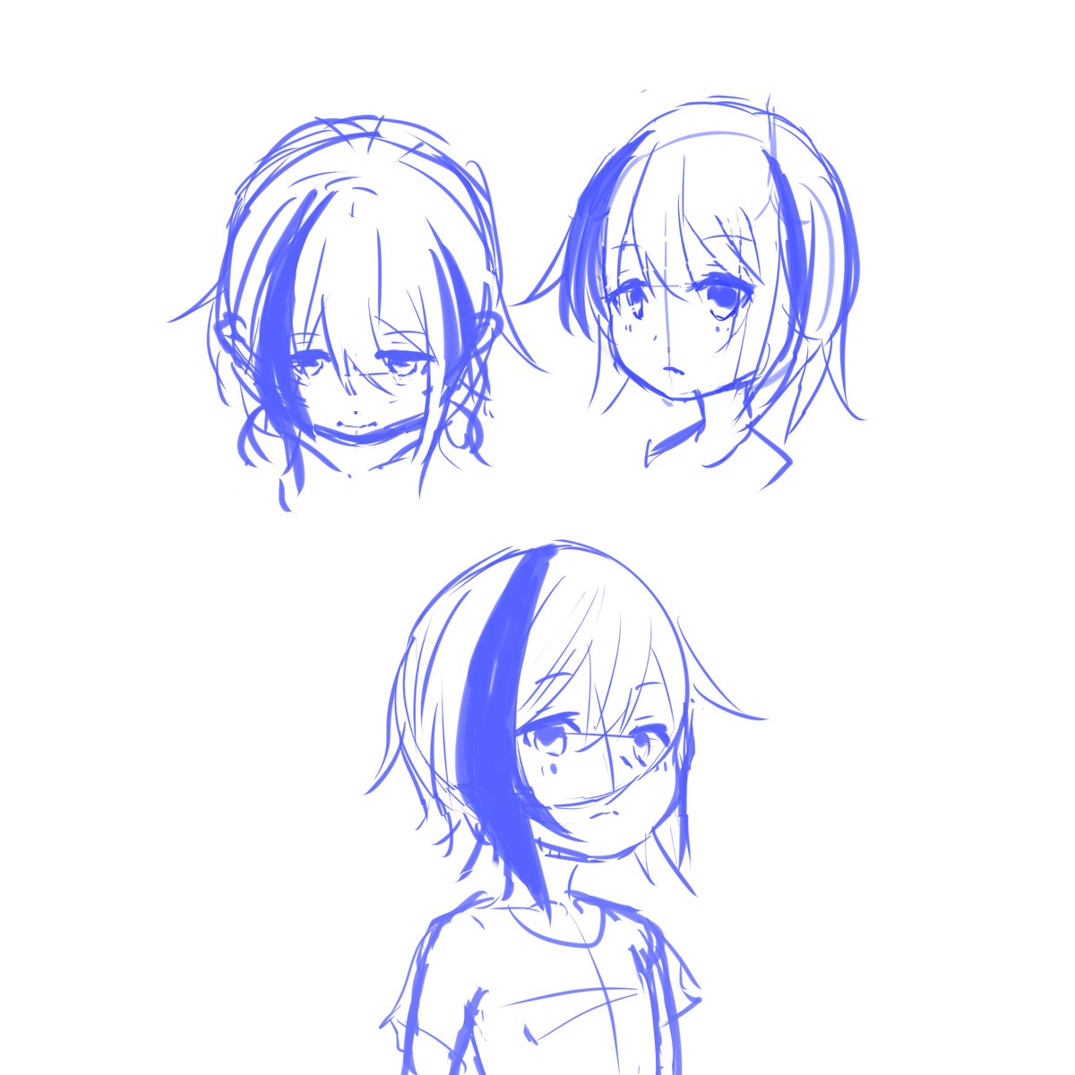 「すけべ絵描く前によその子練習 」|クララ玉緑茶のイラスト
