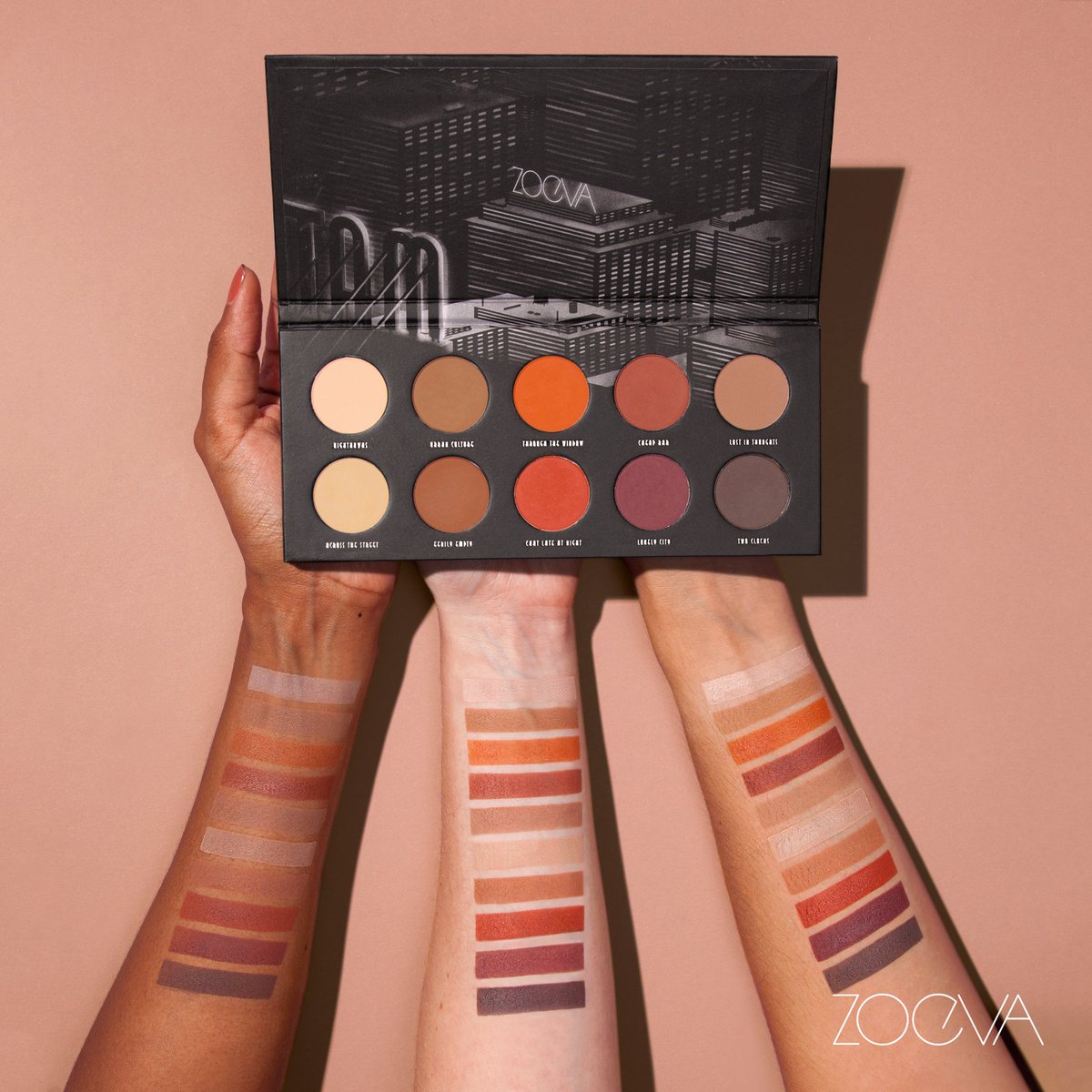 ZoevaCosmetics's tweet photo. Moody mattes. With shades ranging from misty beige to deep burgundy, our Matte Palette features must-have matte shades for any beauty lover. #ZOEVA #ZOEVAMattePalette #mattepalette #matte #mattemakeup #eyelook #matteshadows https://t.co/lA4YSrF4tJ https://t.co/XoIAJlf0nn