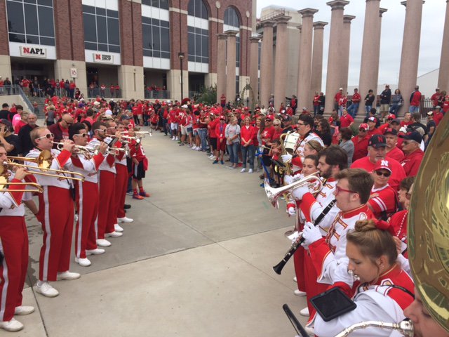 KETV's tweet photo. PHOTOS (courtesy of @ketvlincoln): Nebraska hosts Colorado to open season https://t.co/HmuaG8b1rR

#Huskers https://t.co/gWnLJb1ZO9