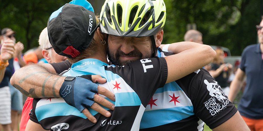 RideforLifeChi's tweet photo. This hour, 100s of volunteers are completing the first 100-mile day of the @RideforAIDS, and every mile + every dollar raised helps @TPANetwork & our community partners save lifes affected by #HIV. Join us w/a donation to be wind @ our backs! https://t.co/LA4i2HztAe #RFAC2018 https://t.co/yRtJ3SFy11