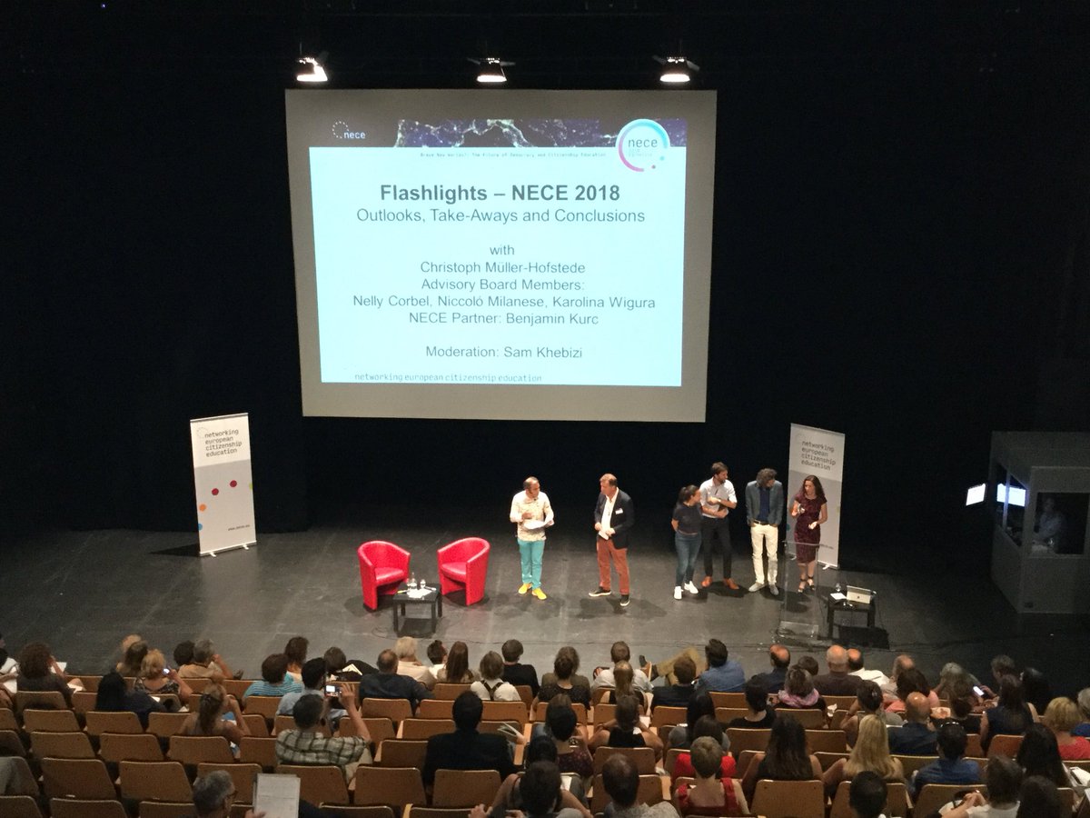 bpb_de's tweet photo. So this is #Goodbye. A big #ThankYou to all participants, experts, partners and organizers of #NECE2018! #Merci beaucoup to our MC #SamKhebizi, merci @Friche_BDM and @marseille for having us! We leave motivated and with bags of new ideas.
We‘ll show ourselves out. https://t.co/AV1iAKNLtV