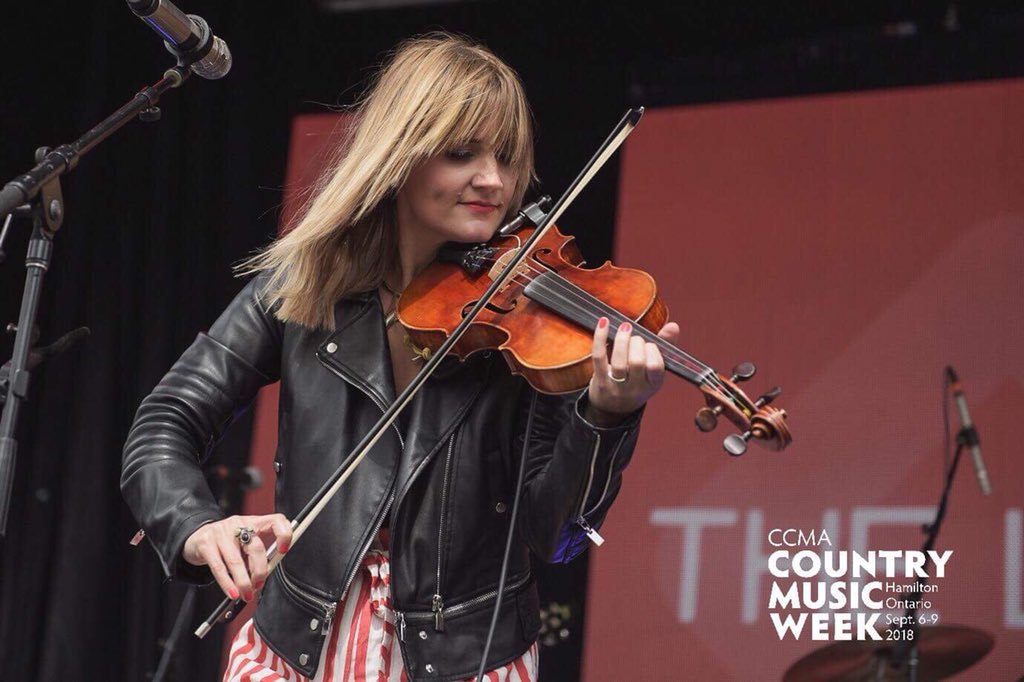 .<a href="/HeyLovelocks/">The Lovelocks</a> have brought the party to downtown #Hamilton for the <a href="/MDMRecordings/">MDM Recordings</a> showcase at the CCMA Fan Village 🎻 #CCMAawards #CCMAs #CCMAfamily #livecountry