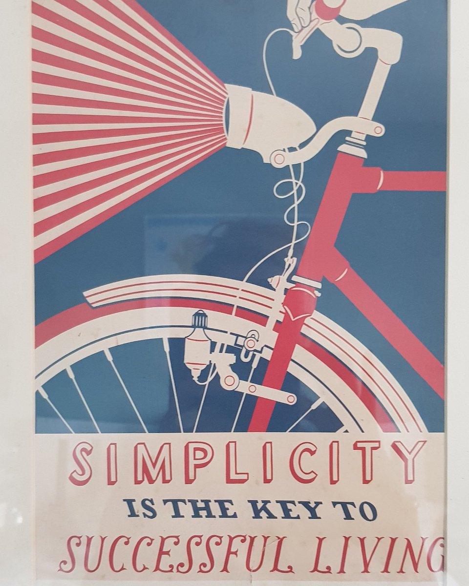 benge_nicola's tweet photo. My new retro poster found in a #Brighton #charityshop and my new motto!

#simplicityisthekey #successfulliving #poster #motto #freelancerlife #worklifebalance #morehastelessspeed #calm https://t.co/y0yt3hmnM0