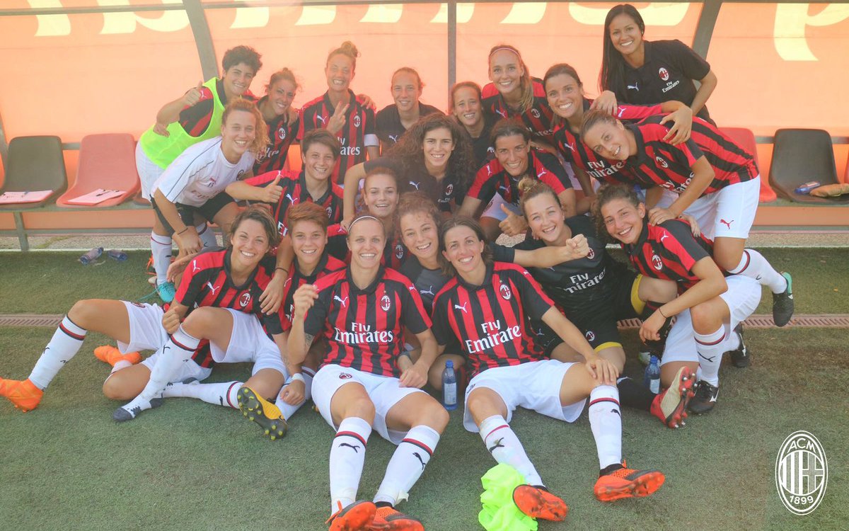 acmilan's tweet photo. Another good win for the Rossonere: #ACMilan prevailed 4-0 against Atalanta Mozzanica 🔝
Ancora una vittoria in amichevole per il Milan di Coach Morace ✅🔴⚫
4-0 delle nostre ragazze 🆚 Atalanta Mozzanica 👏🏻
⚽⚽ 11' e 15' Giacinti
⚽ 75' Giugliano
⚽ 89' Coda
#ANewMilan https://t.co/Hh44VTAi5B