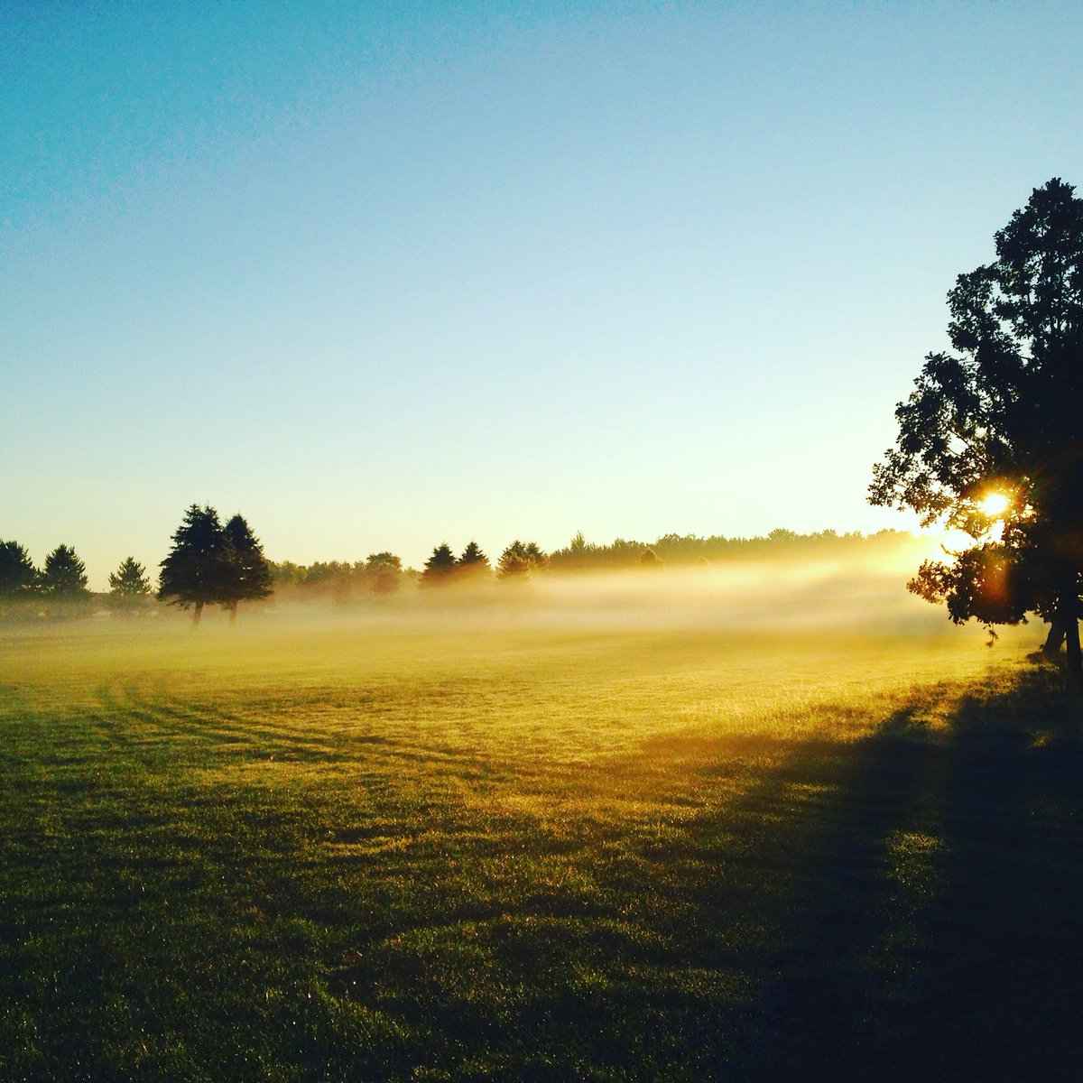CraneMeadowsGC's tweet photo. Beautiful morning at the course. Saturdays are for golfing! #saturdaygolfing #golf⛳️#gobadgers https://t.co/TAWYbgTmqS