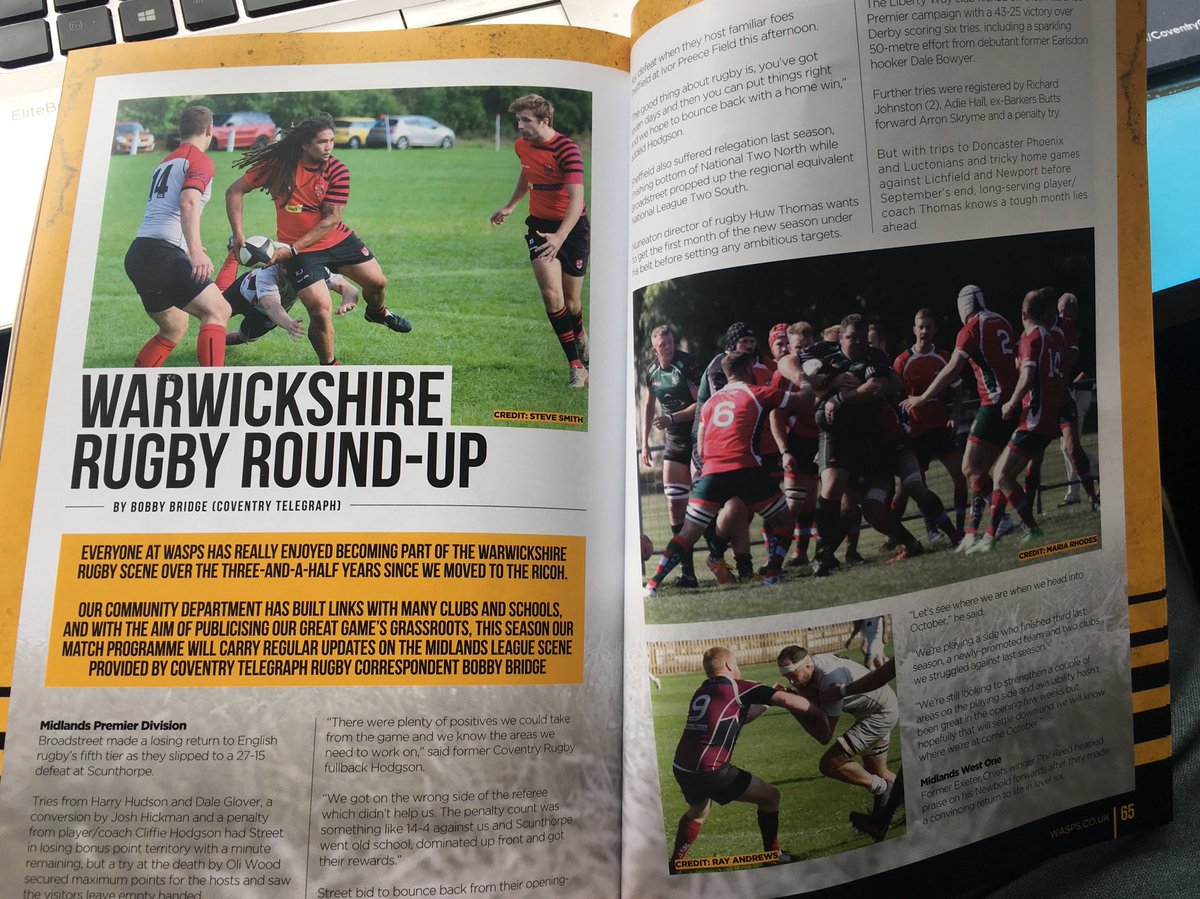 Bobby Bridge (@bobby_bridge) on Twitter photo How did your rugby club get on today? Get your club in Cov Tel & Wasps programme:
Send your reports pics & vids
▶️ 100-150 word summary
▶️ All points scorers (both names)
▶️ Feel free to add captain/coach quotes
📞 07901223751 (what’s app)
📧 robert.bridge@reachplc.com How did your rugby club get on today? Get your club in Cov Tel & Wasps programme:
Send your reports pics & vids
▶️ 100-150 word summary
▶️ All points scorers (both names)
▶️ Feel free to add captain/coach quotes
📞 07901223751 (what’s app)
📧 robert.bridge@reachplc.com