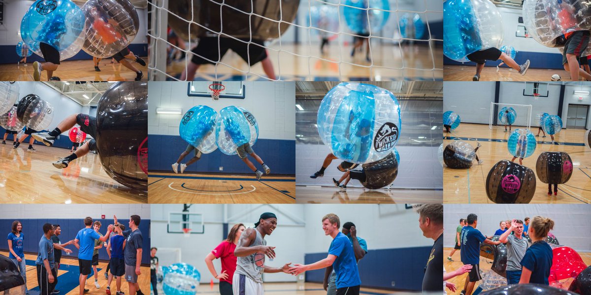 TrollActivities's tweet photo. Thanks so much to everyone who attended Bubble Soccer last night! 🔥 It was a great time, and we're happy you could all be there! ⚽️ Next weekend is Outdoor Movie night! 🎬 More details to come! 🦖 #TrinStAc #TrollNation #StudentActivities https://t.co/JtyeTlhcg3
