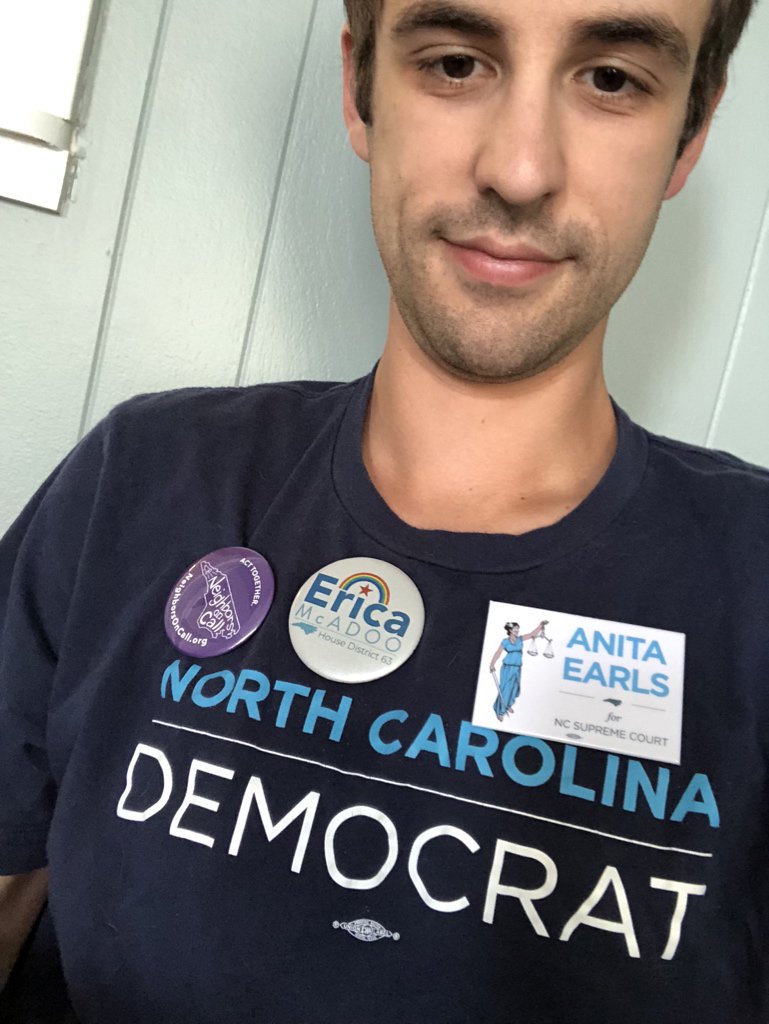brynbehr's tweet image. If it’s Saturday, we’re canvassing for @EricaforNCHouse! #ncpol #bluewave #turnncblue #neighborsoncall