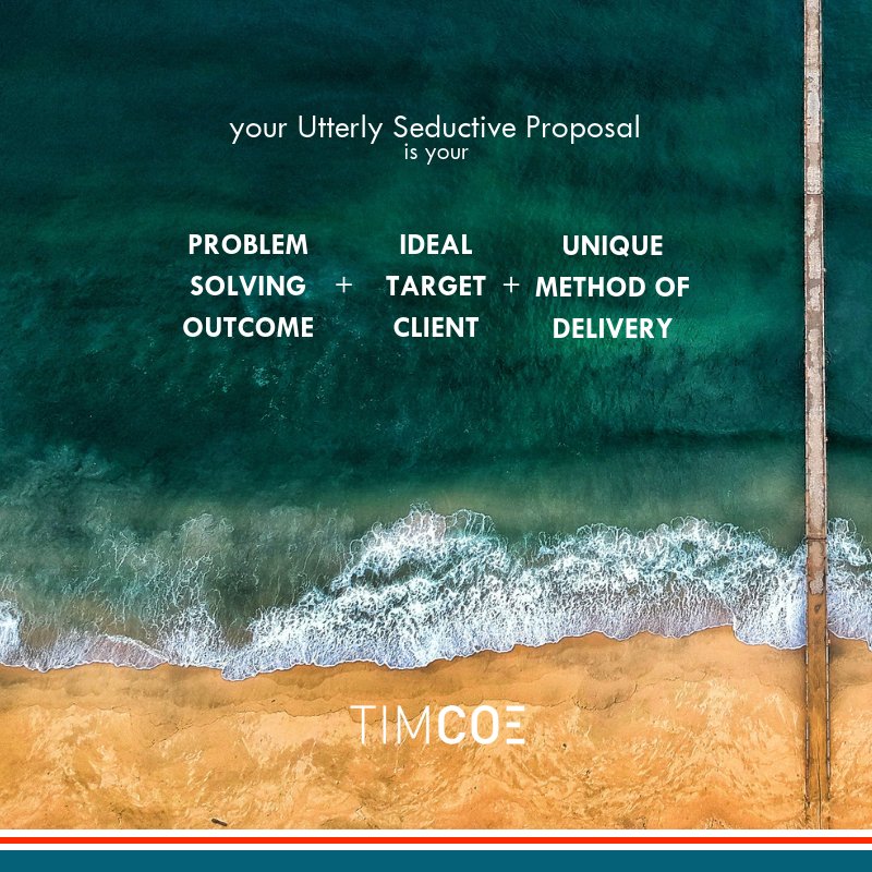 AttitudeCharter's tweet photo. Can you create a 15-20 word phrase that encompasses the 3 points? When you can, & it sounds great, you can rubber stamp all your marketing tools, use it EVERYWHERE & become known for it. Get my 10 USP questions: https://t.co/rL1SqxzcOg #USP #UtterlySeductiveProposal #TimCoe https://t.co/evJKAFtdU5