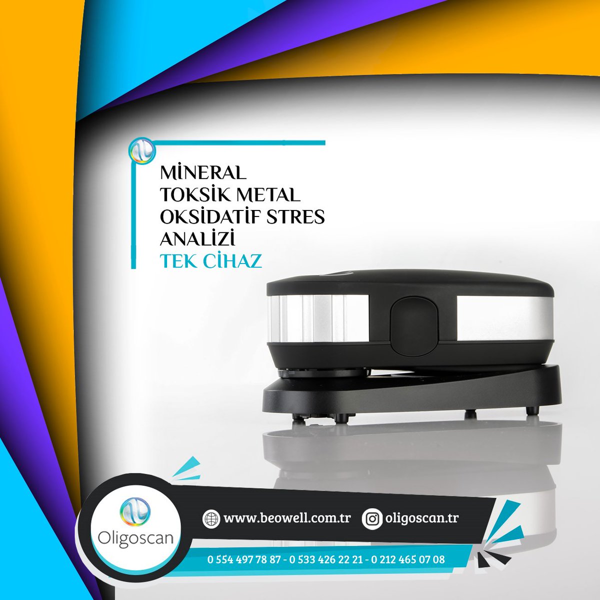 OligoscanTr's tweet photo. 📝 Mineral, Toksik (Ağır) Metal ve Oksidatif Stres analizlerinde tek cihaz olan Oligoscan ile dakikalar içinde ayrıntılı sonuç! 💬
#medicaldetox #medikaldetoks #antiaging #ozontedavisi #wellness #andulasyon #kronikenflamasyon #kronikhastalıklar #andulasyonterapi #agırmetaldetoksu https://t.co/SHXtYL38Gk