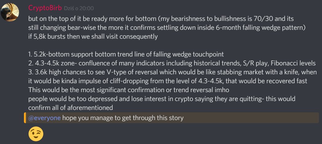 crypto_birb's tweet photo. lol in the meantime of my updating $btc chart and analysis for my birbz
PA is following instantly 
next stop should be clearly 5.8k
explanation of my perspective in my exclusive discord screenshots
make this effort and read the lines to be prepared https://t.co/LEW7NKmVTk