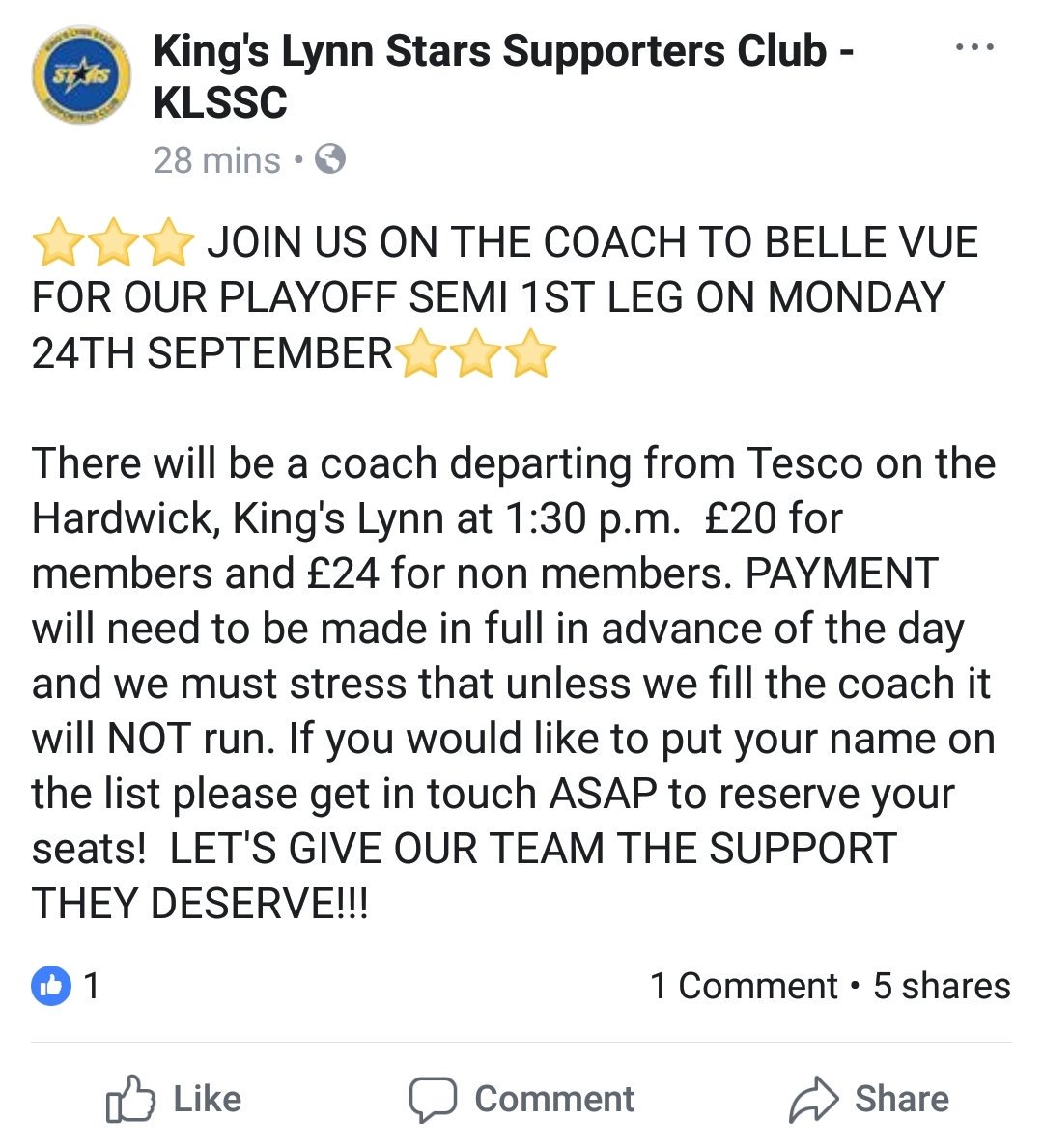 🌟Kings Lynn Stars🌟 tweet media