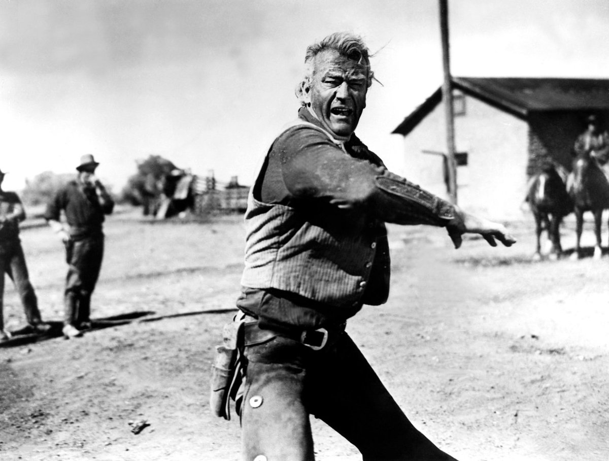 JohnDukeWayne's tweet photo. "I don't like quitters, especially when they're not good enough to finish what they start." Do you know what John Wayne movie this is from? https://t.co/jBNSl6h3Zy