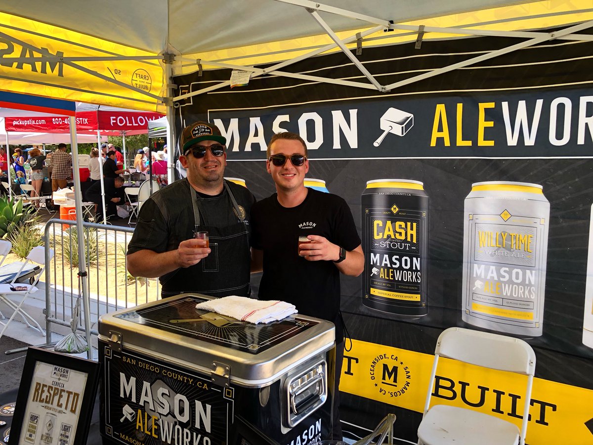 Thank you to everyone who came by to visit us + <a href="/masonaleworks/">Mason Ale Works</a> at the #tasteofsanmarcos today!