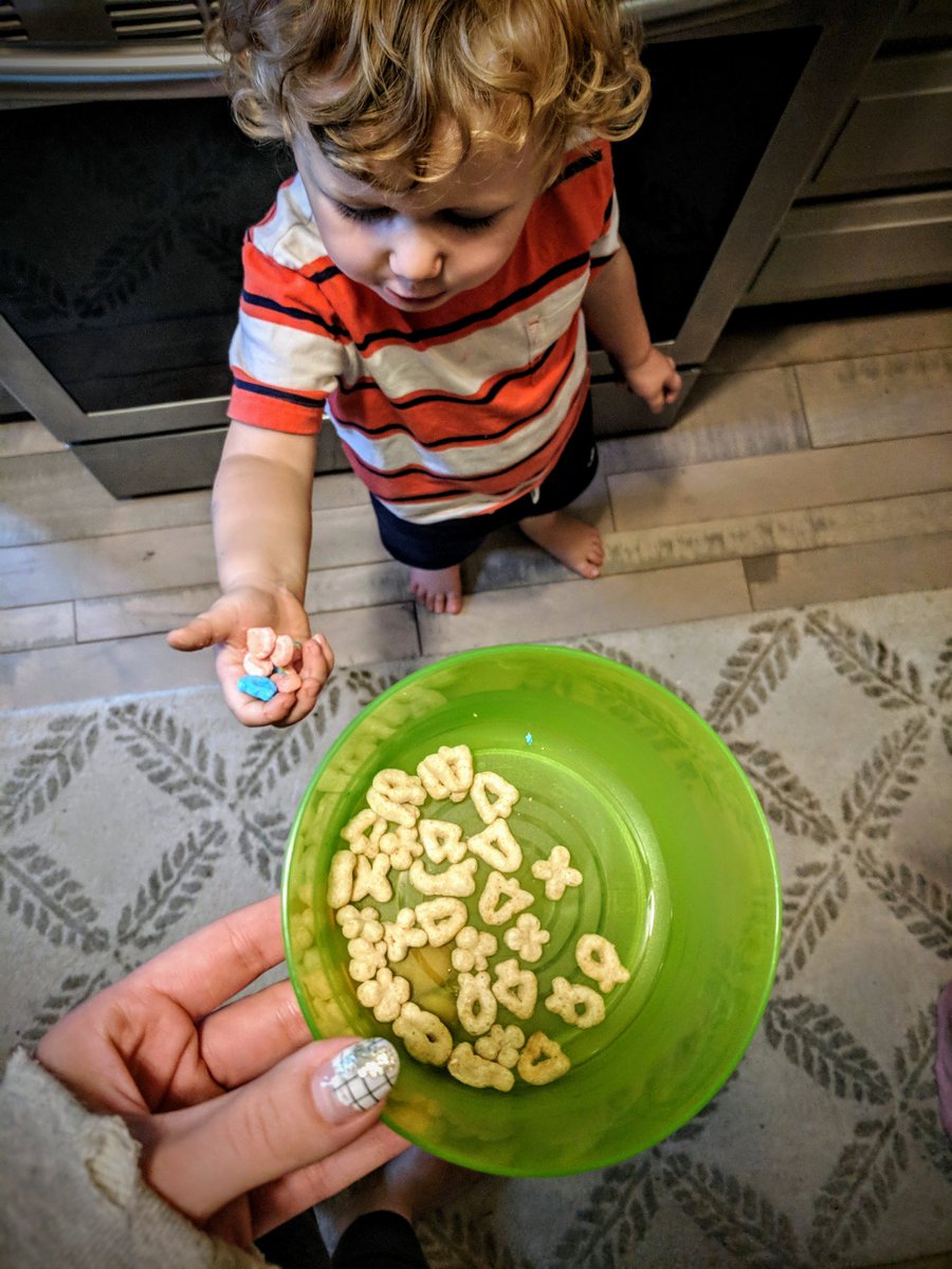I introduced my nephew to <a href="/LuckyCharms/">Lucky Charms</a> today ...